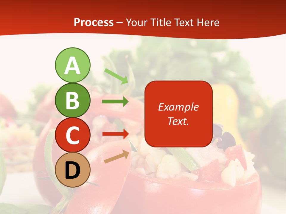 Bell Pepper Catering Lemon PowerPoint Template