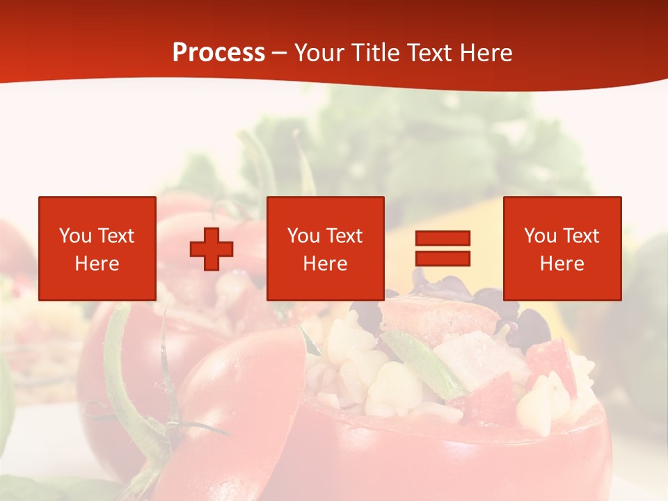 Bell Pepper Catering Lemon PowerPoint Template