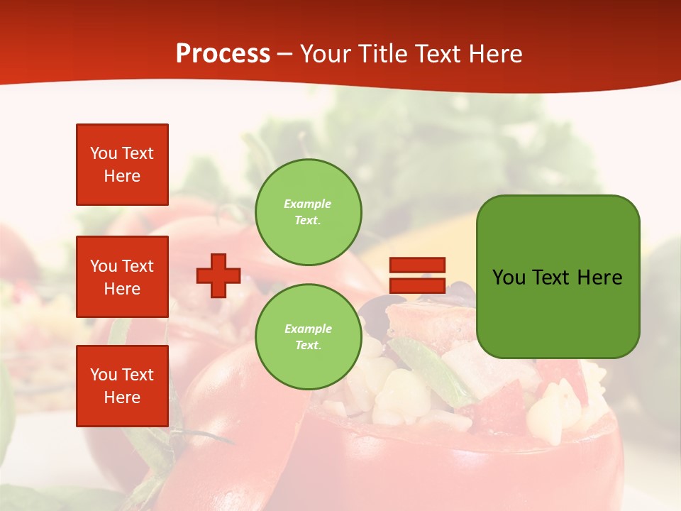 Bell Pepper Catering Lemon PowerPoint Template
