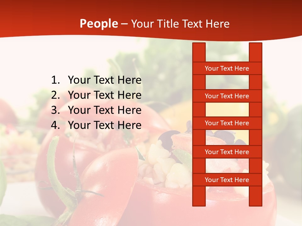 Bell Pepper Catering Lemon PowerPoint Template