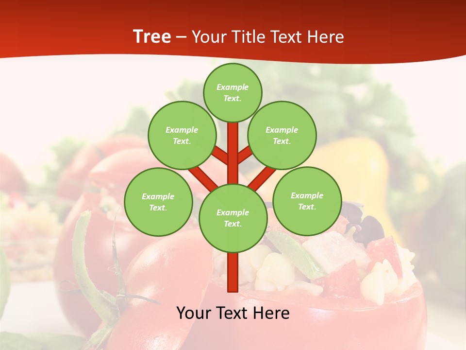 Bell Pepper Catering Lemon PowerPoint Template