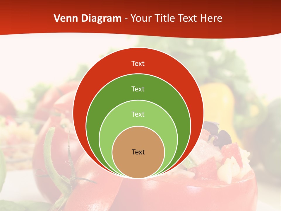 Bell Pepper Catering Lemon PowerPoint Template