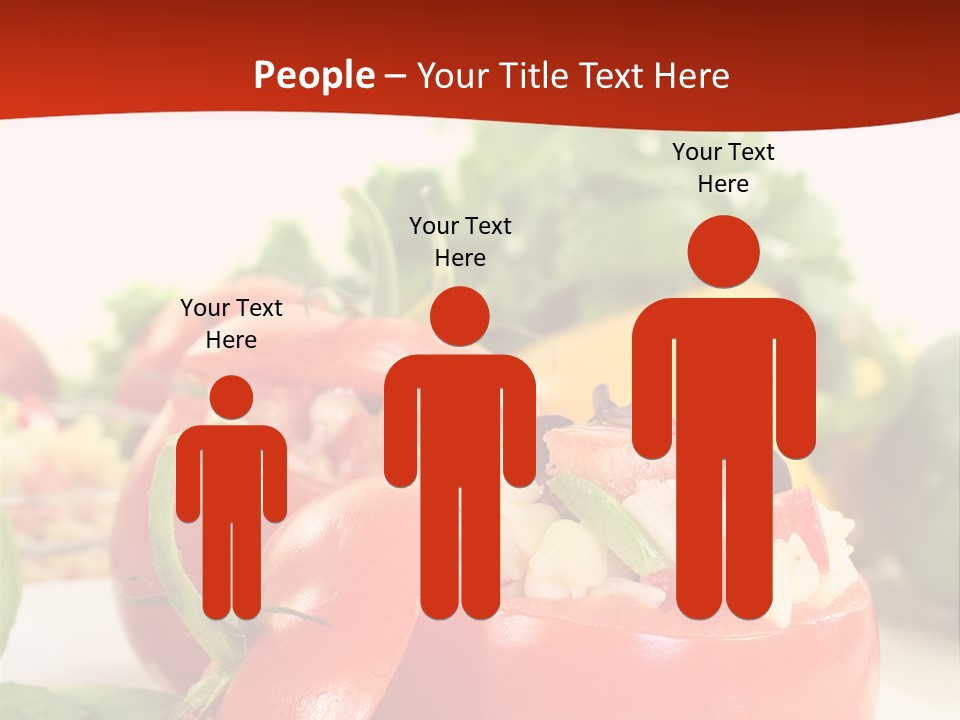 Bell Pepper Catering Lemon PowerPoint Template