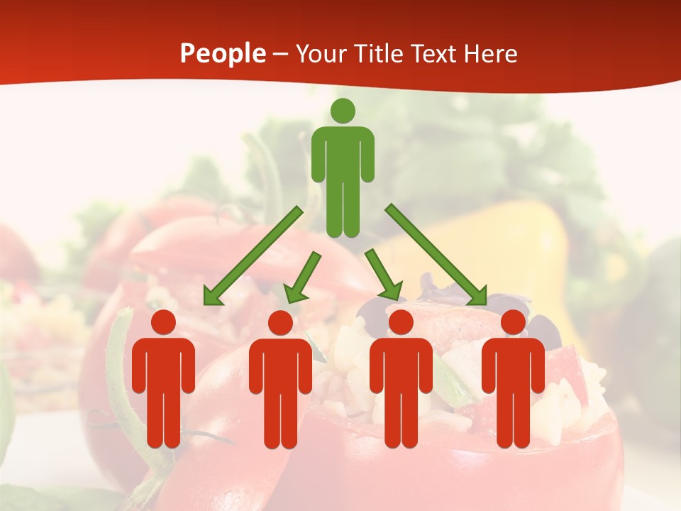 Bell Pepper Catering Lemon PowerPoint Template