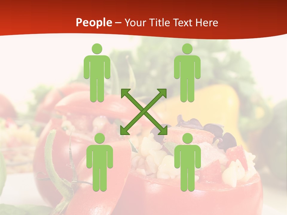 Bell Pepper Catering Lemon PowerPoint Template