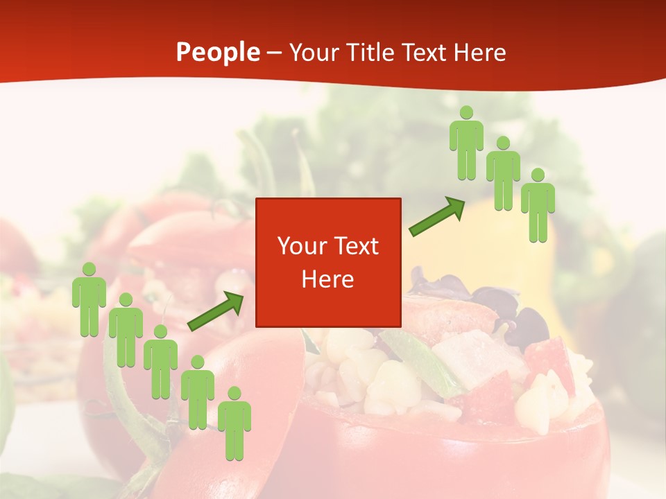Bell Pepper Catering Lemon PowerPoint Template