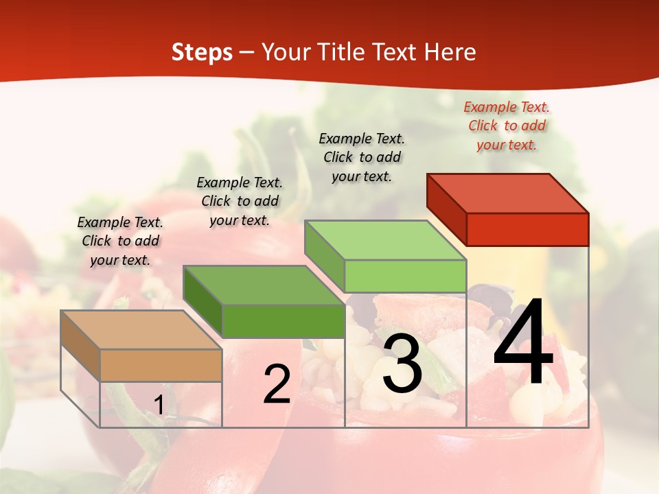 Bell Pepper Catering Lemon PowerPoint Template