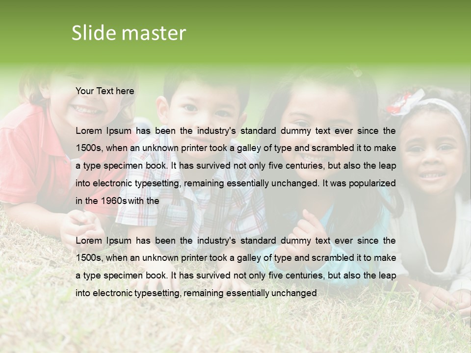 Outdoors Content Male PowerPoint Template