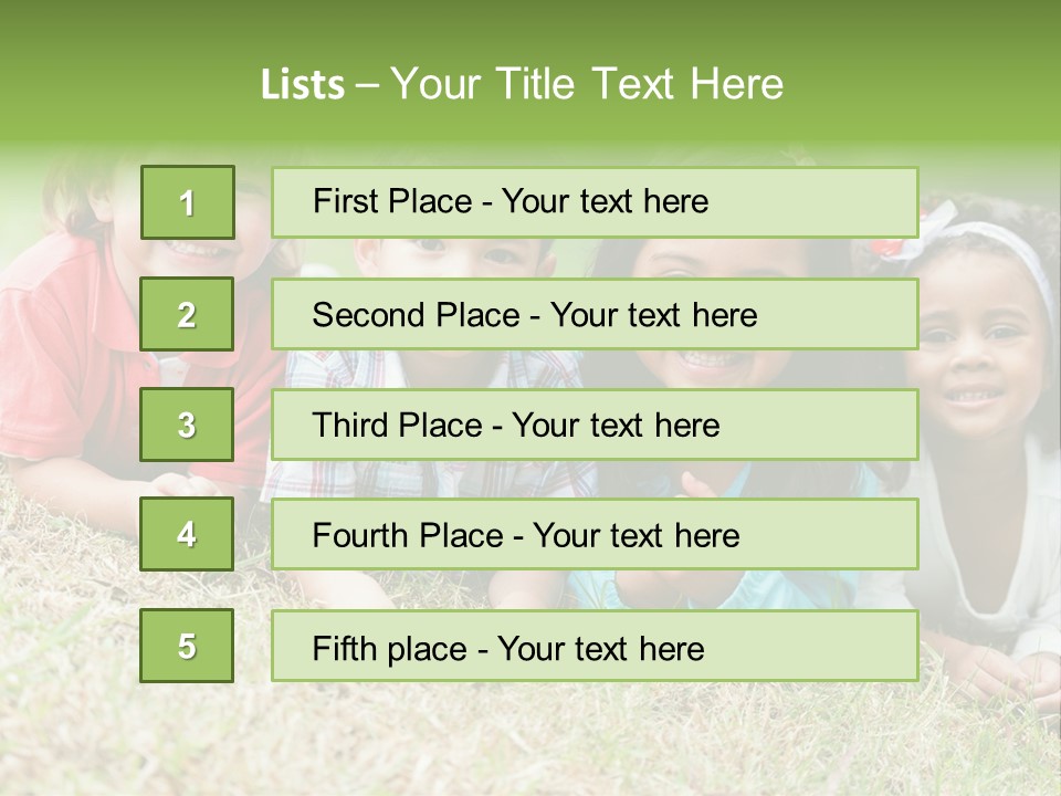 Outdoors Content Male PowerPoint Template