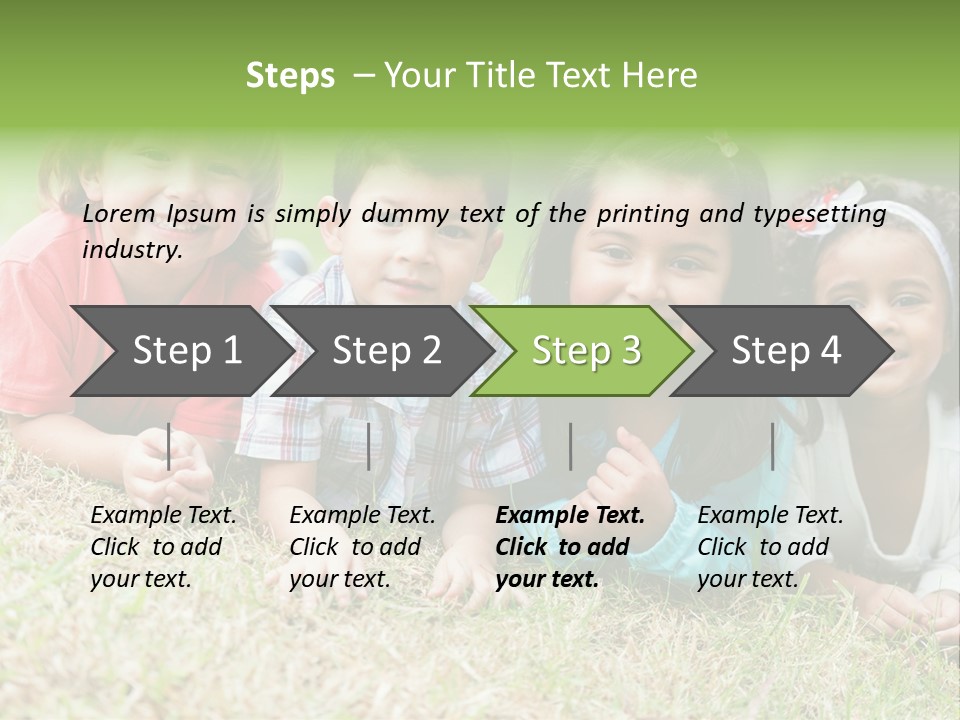 Outdoors Content Male PowerPoint Template