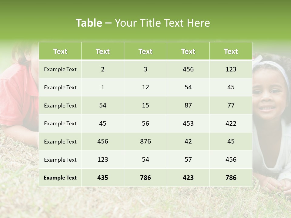 Outdoors Content Male PowerPoint Template