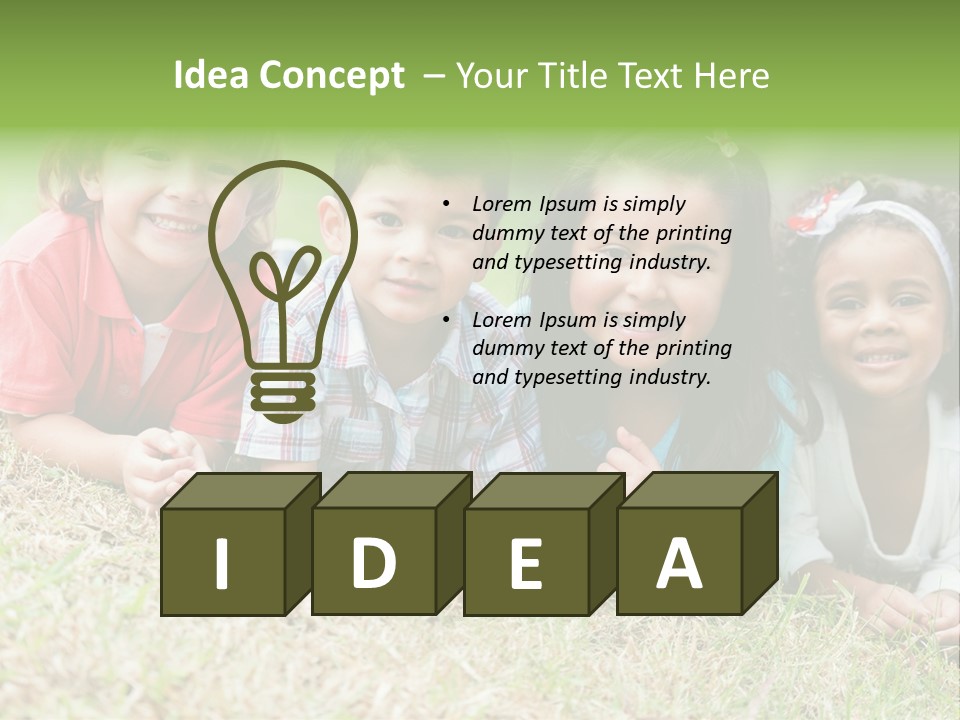 Outdoors Content Male PowerPoint Template