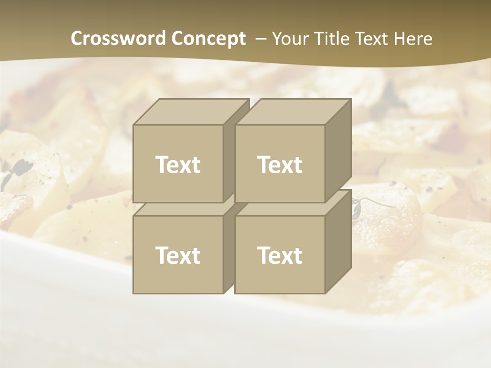 Healthy White Dishware PowerPoint Template