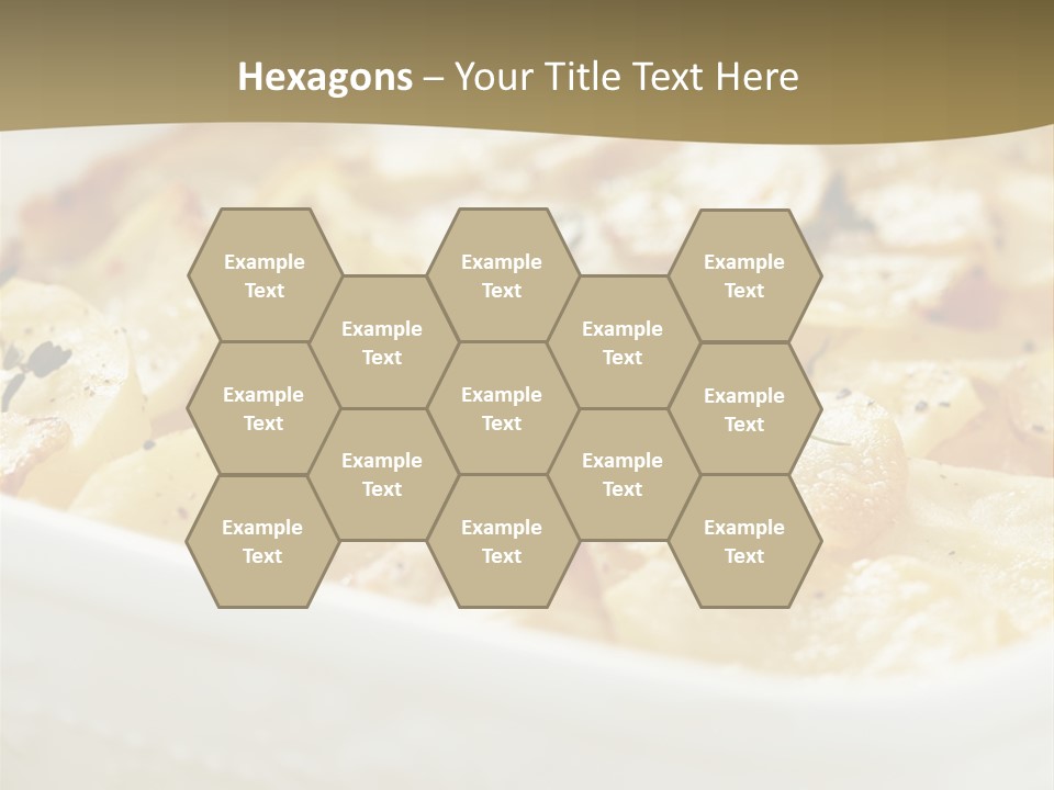 Healthy White Dishware PowerPoint Template