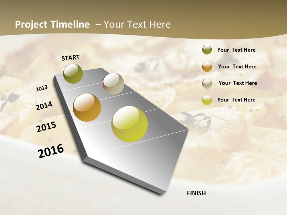 Healthy White Dishware PowerPoint Template