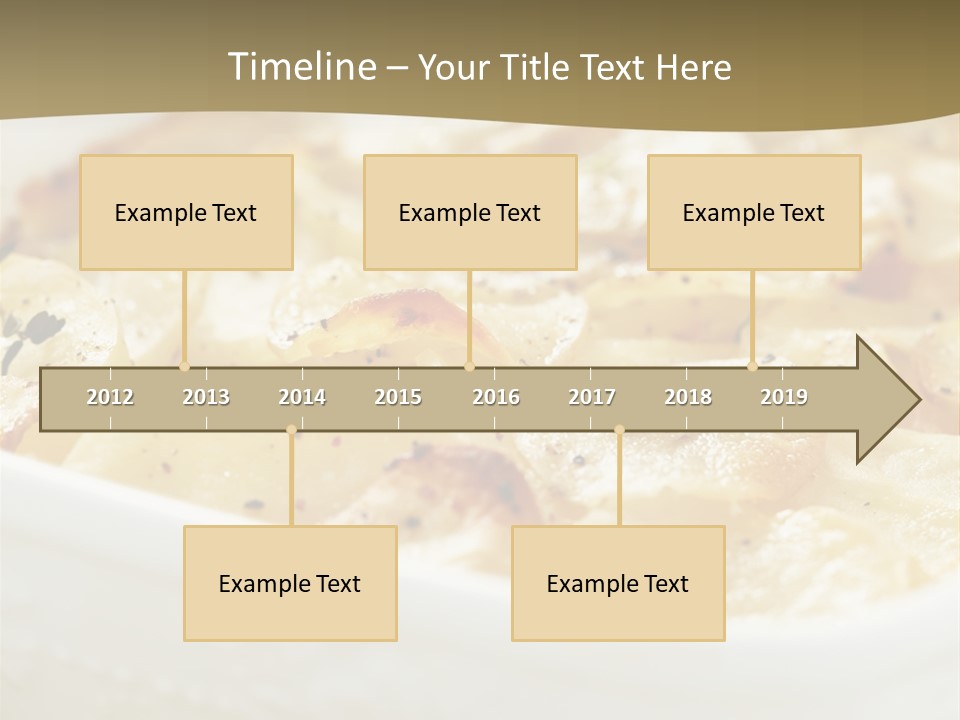 Healthy White Dishware PowerPoint Template