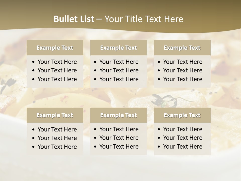 Healthy White Dishware PowerPoint Template