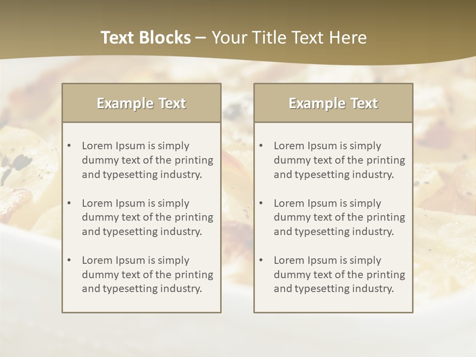 Healthy White Dishware PowerPoint Template