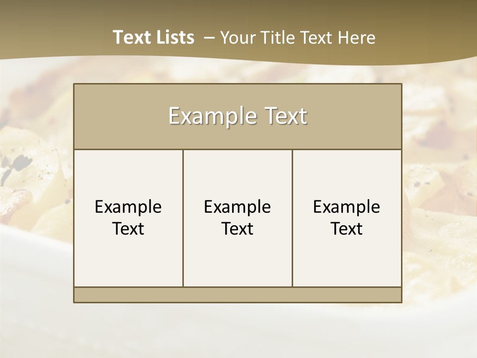 Healthy White Dishware PowerPoint Template