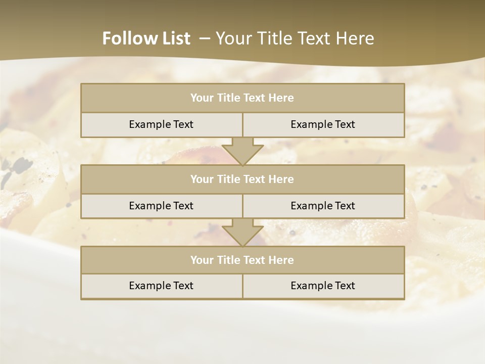 Healthy White Dishware PowerPoint Template