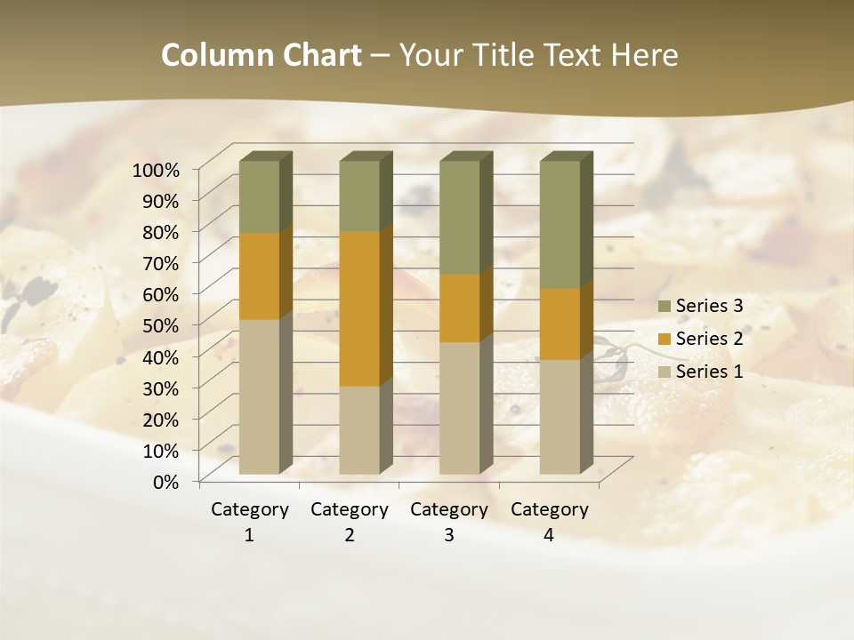 Healthy White Dishware PowerPoint Template