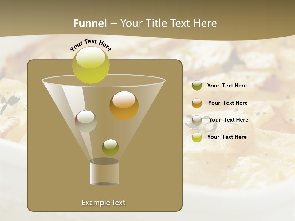 Healthy White Dishware PowerPoint Template