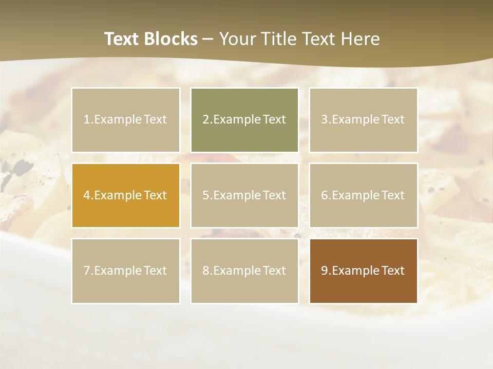 Healthy White Dishware PowerPoint Template