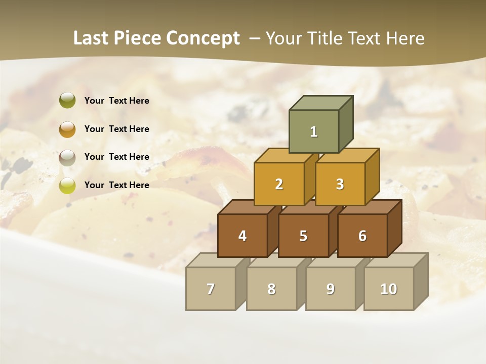 Healthy White Dishware PowerPoint Template