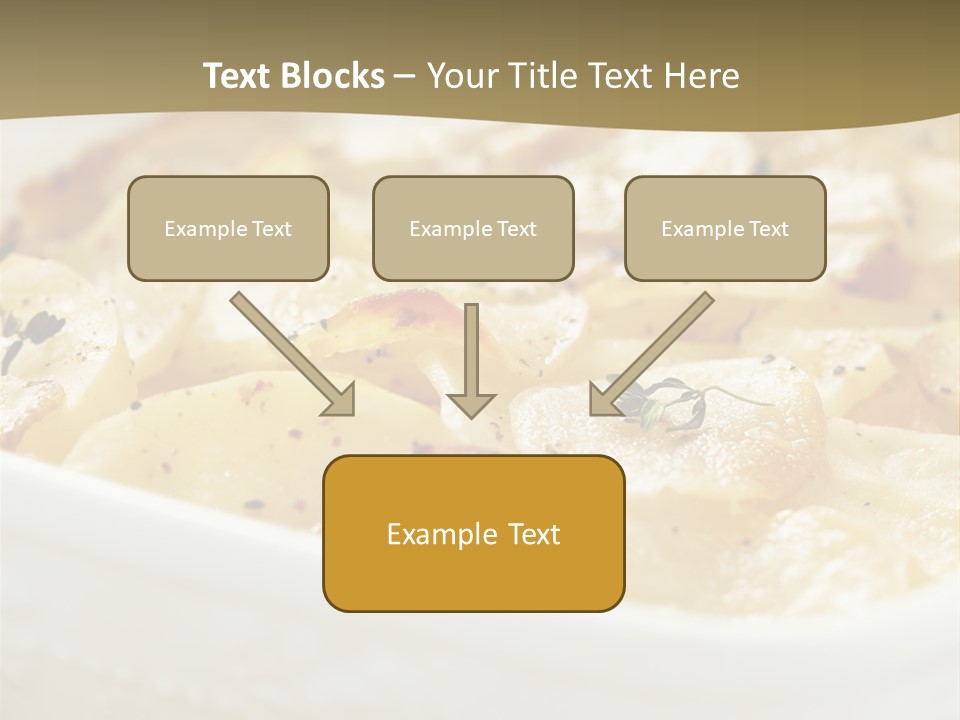 Healthy White Dishware PowerPoint Template