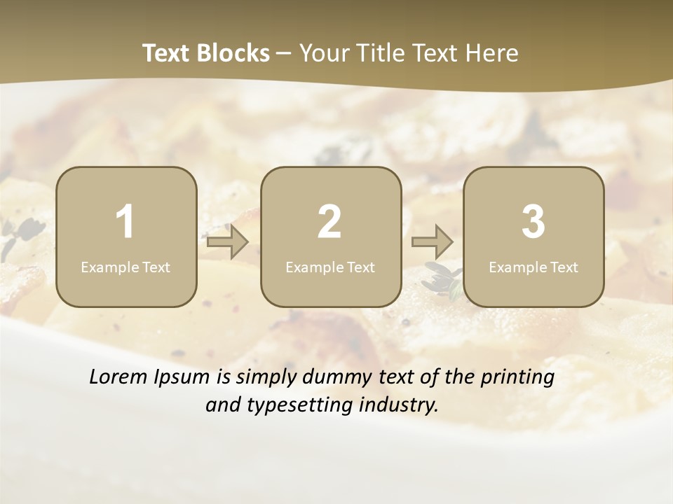 Healthy White Dishware PowerPoint Template