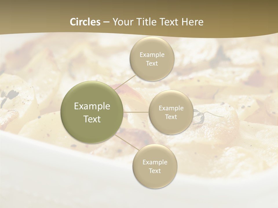 Healthy White Dishware PowerPoint Template