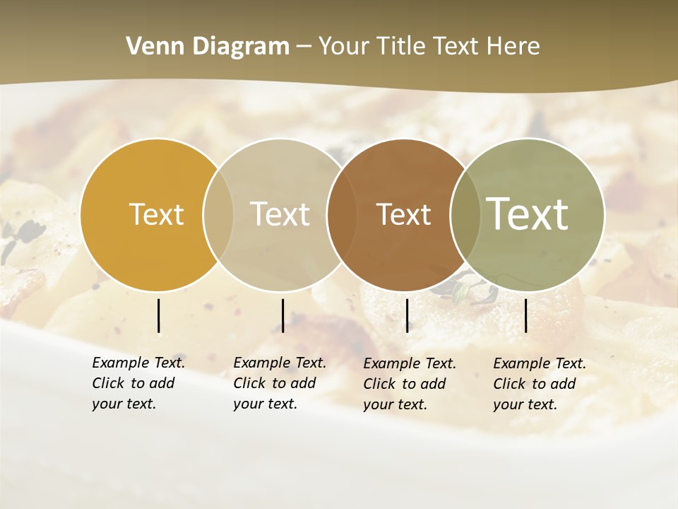 Healthy White Dishware PowerPoint Template