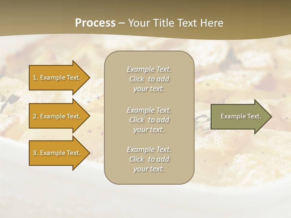 Healthy White Dishware PowerPoint Template