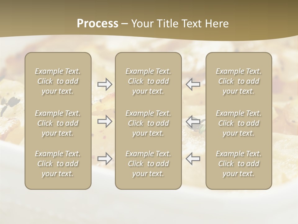 Healthy White Dishware PowerPoint Template