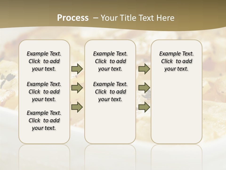 Healthy White Dishware PowerPoint Template