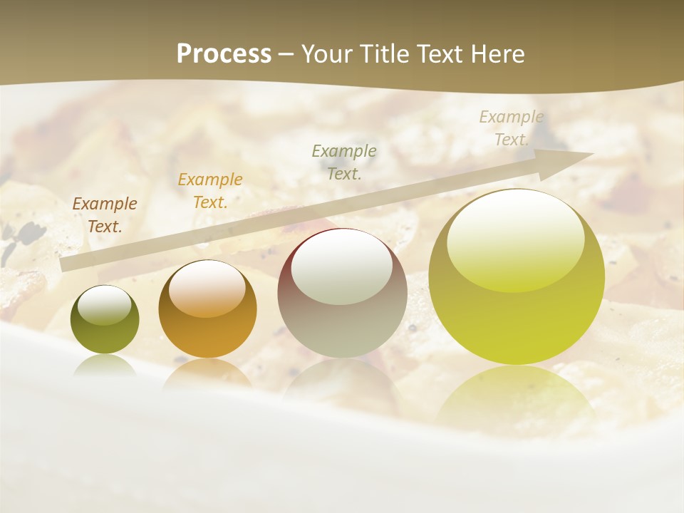 Healthy White Dishware PowerPoint Template