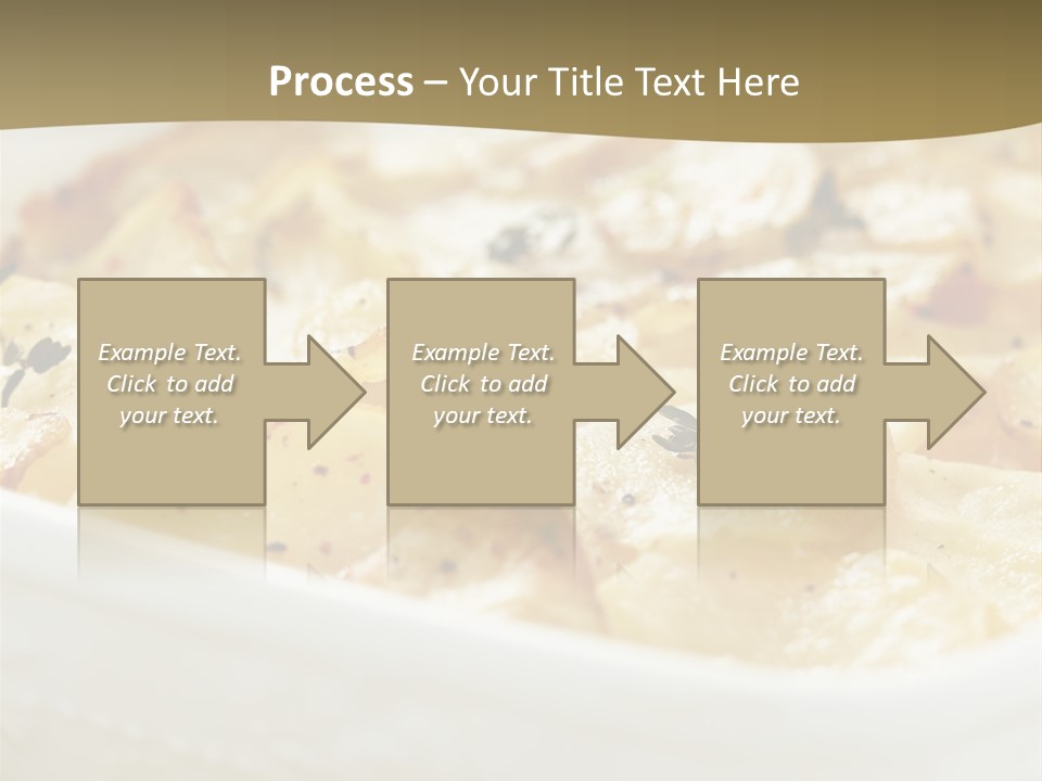 Healthy White Dishware PowerPoint Template