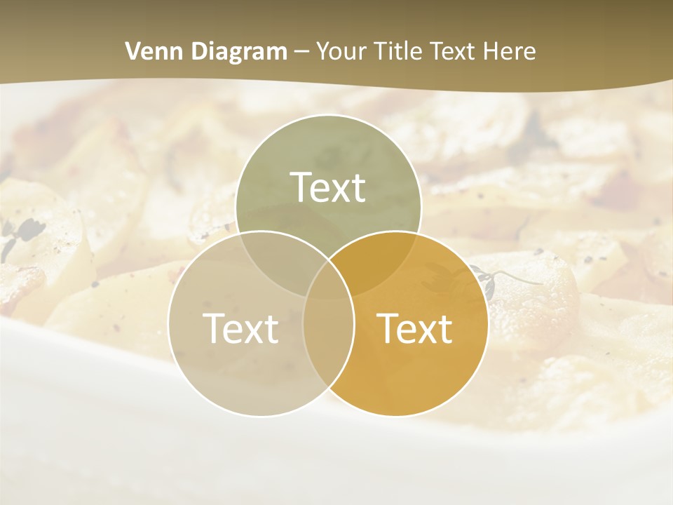 Healthy White Dishware PowerPoint Template