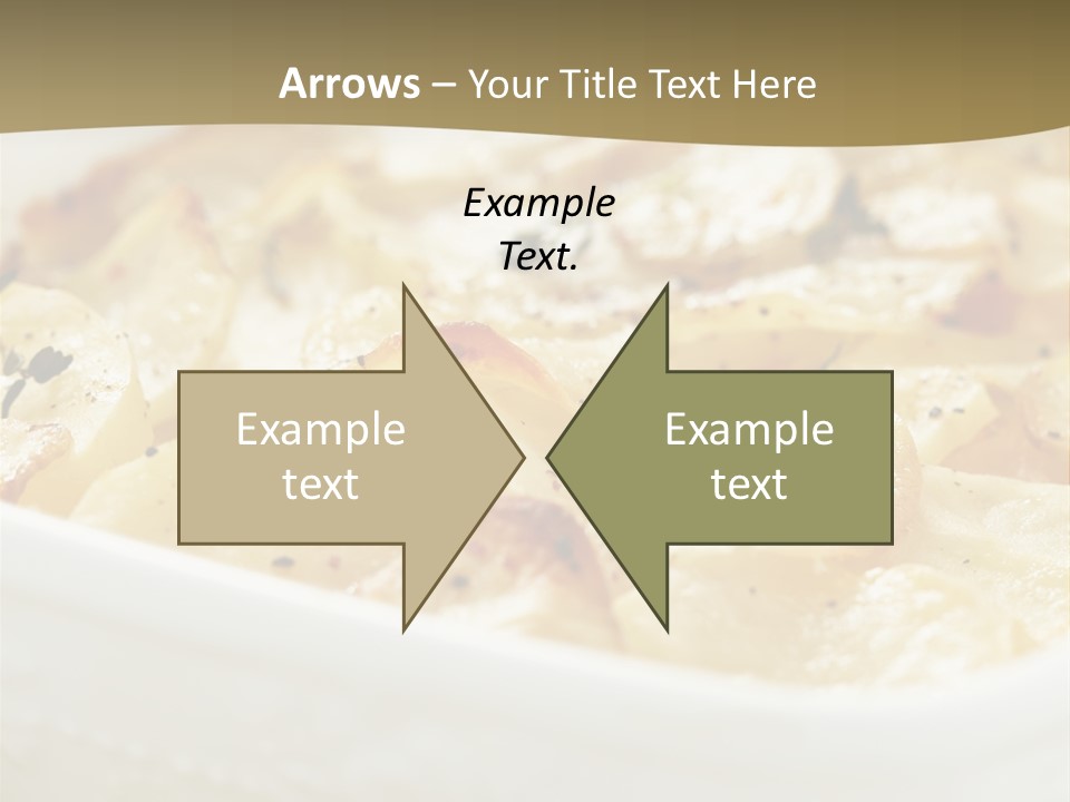 Healthy White Dishware PowerPoint Template