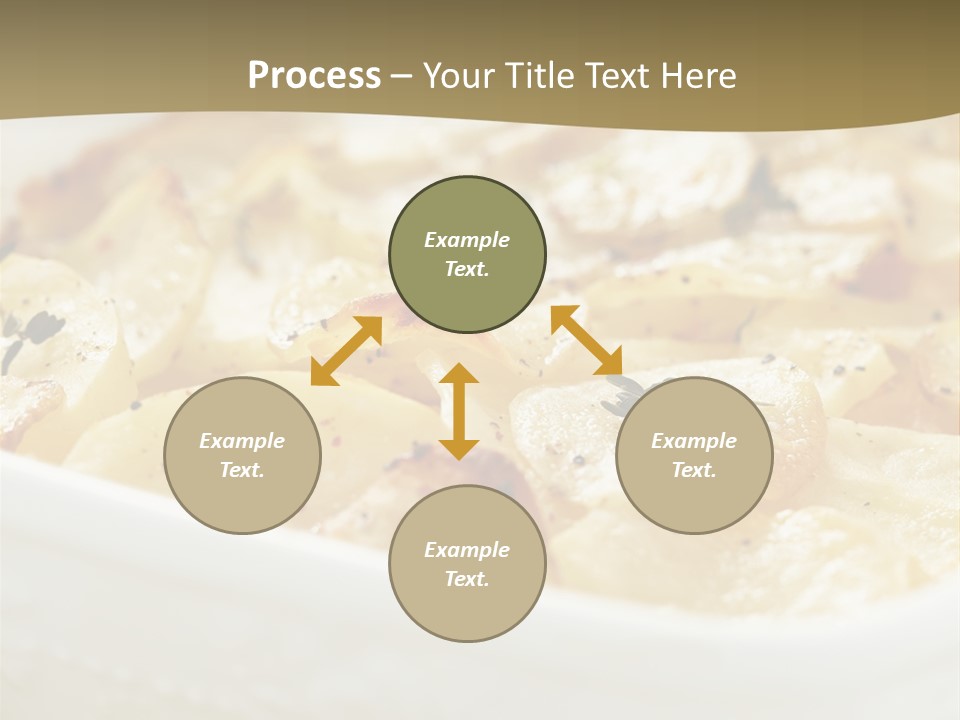 Healthy White Dishware PowerPoint Template