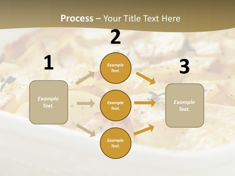 Healthy White Dishware PowerPoint Template