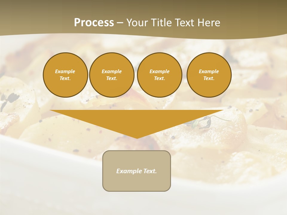 Healthy White Dishware PowerPoint Template