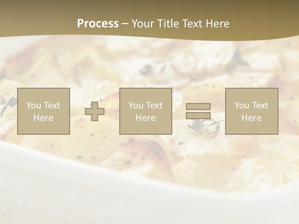 Healthy White Dishware PowerPoint Template
