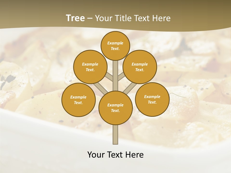 Healthy White Dishware PowerPoint Template