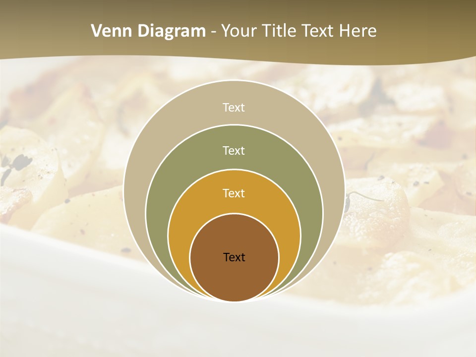 Healthy White Dishware PowerPoint Template