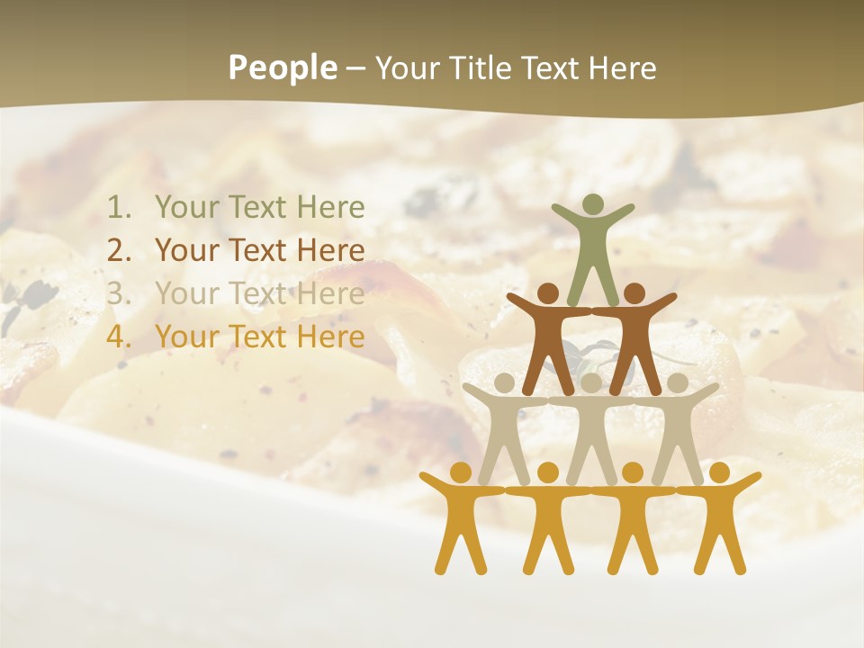Healthy White Dishware PowerPoint Template