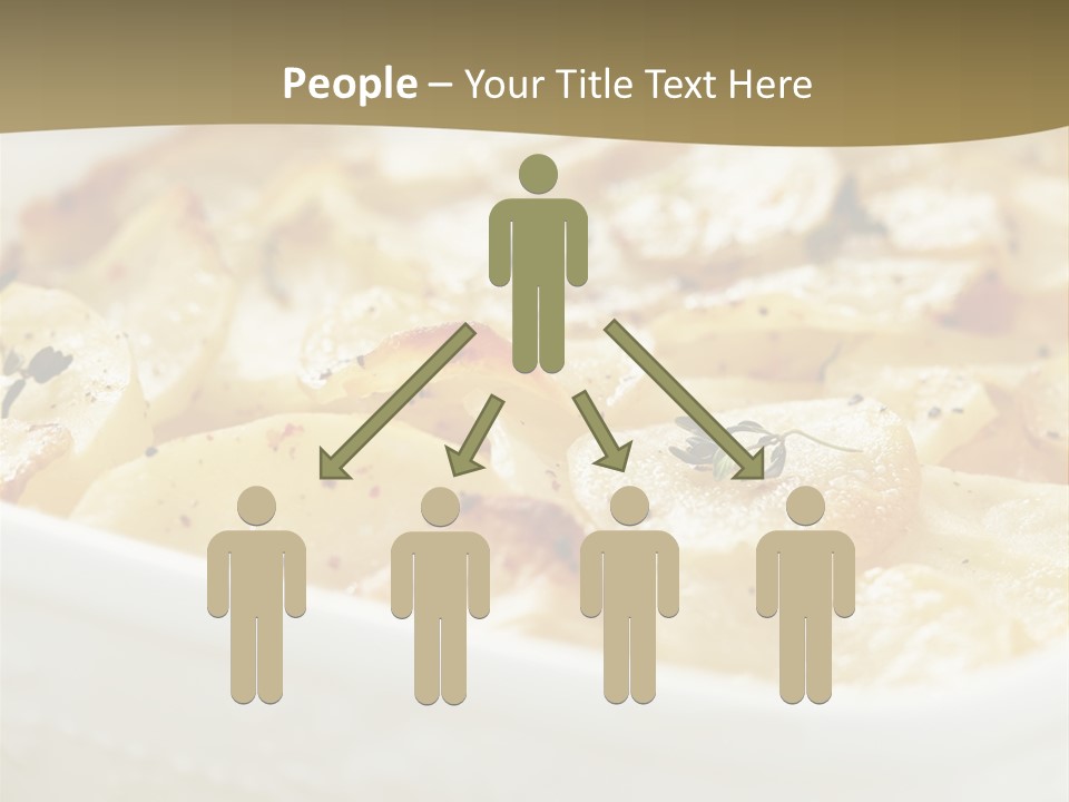 Healthy White Dishware PowerPoint Template