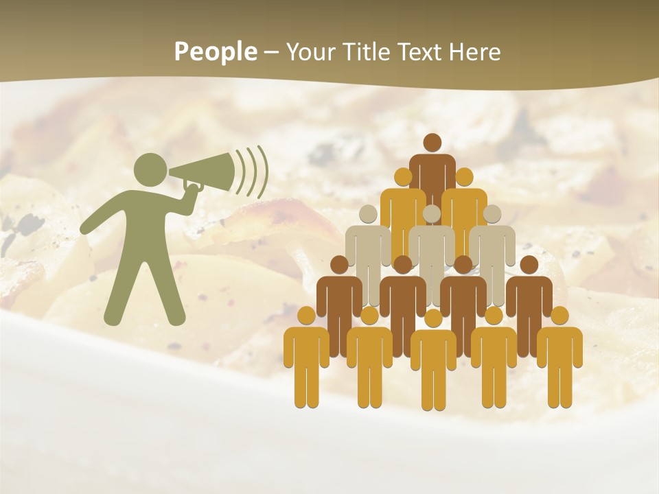 Healthy White Dishware PowerPoint Template