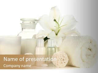 Spa Pink Spring PowerPoint Template