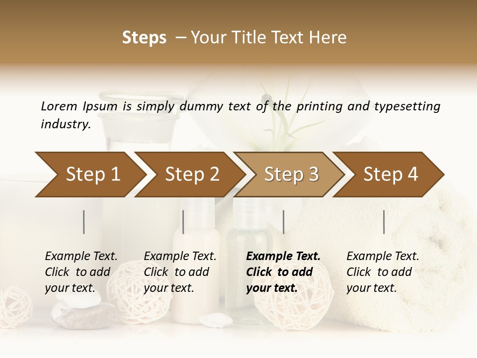 Spa Pink Spring PowerPoint Template